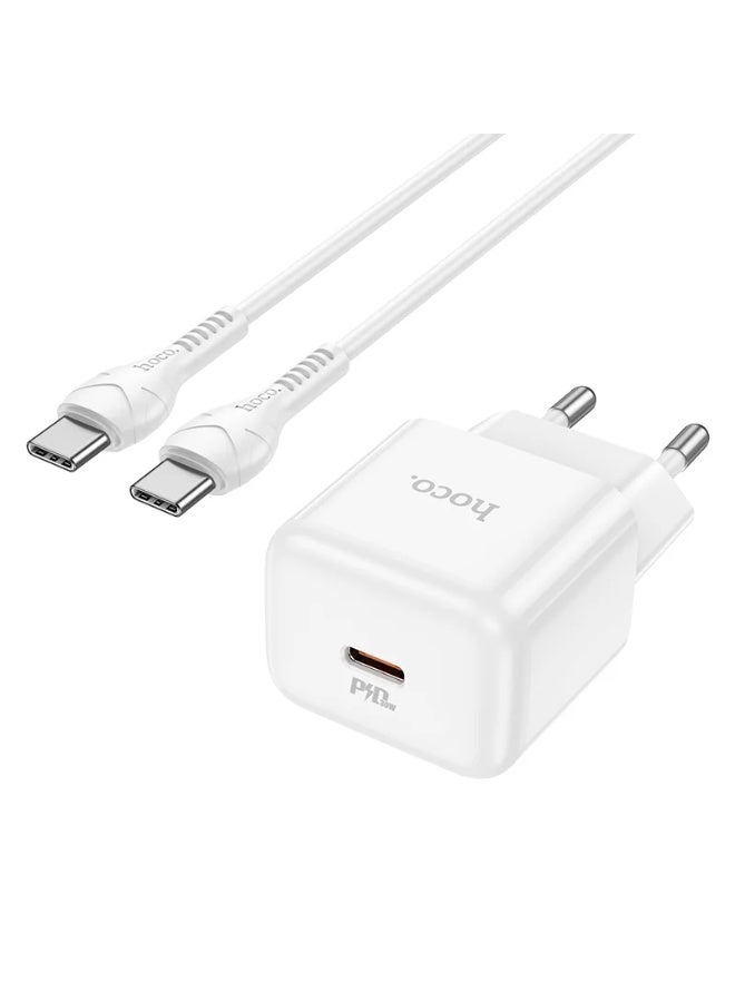 Hoco N32 Glory PD30W single port charger set (Type-C to Type-C)(EU) - Image 3